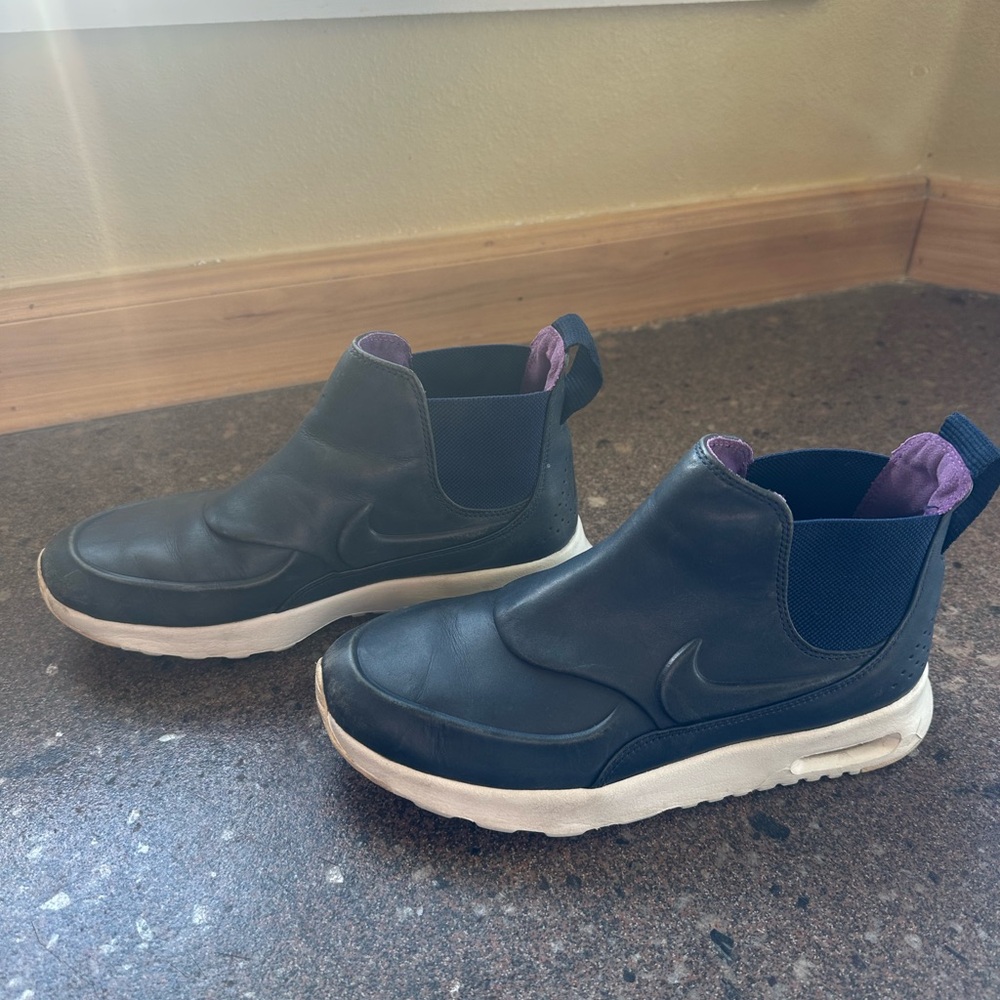 NIKE SHOE AIRMAX THEA MID OBISIDIAN SAIL NAVY BLUE